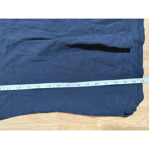 Hollister Short Sleeve Polo Shirt XL Fitted Black Front Logo Y2k Preppy Vtg P - Picture 8 of 8